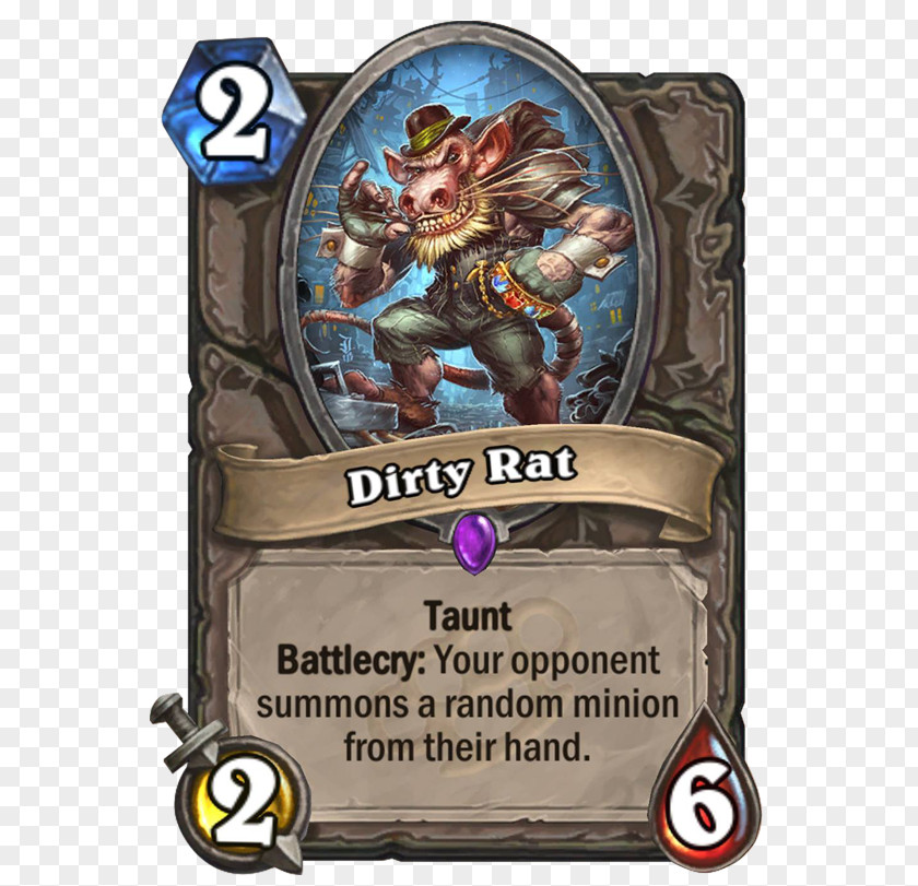 Control Deck Blackrock Mountain Dirty Rat BlizzCon Battle.net Game PNG