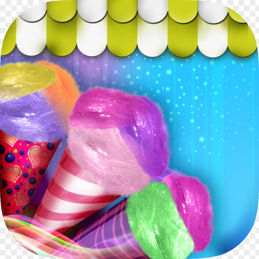 Cotton Candy Food Additive Plastic Confectionery PNG