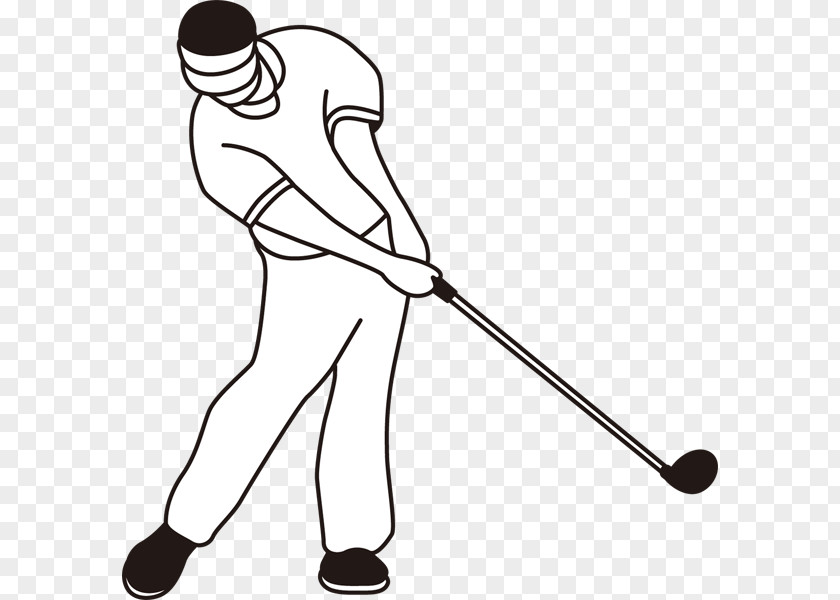 Golfer Clip Art Finger Golf Clubs PNG