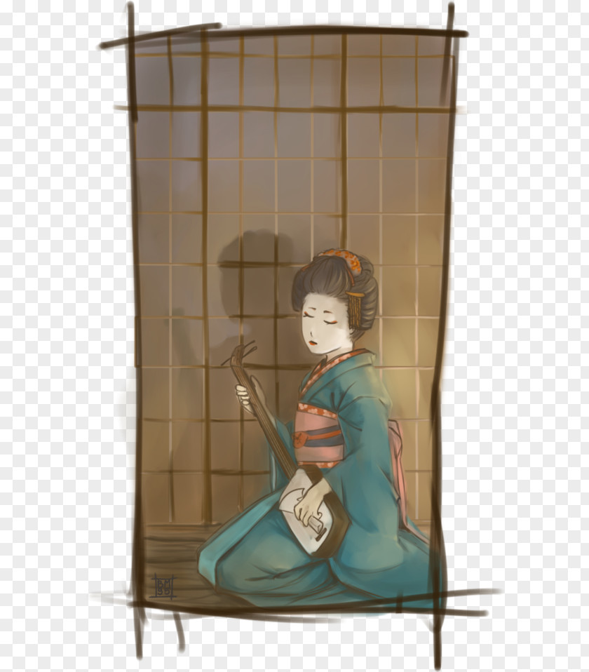 Shamisen DeviantArt Geisha Oiran Maiko PNG