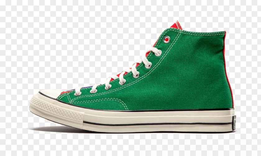 Converse Chuck Taylor 70's Hi ShoesWhiteGreen Tennis Shoes For Women Sports All-Stars PNG