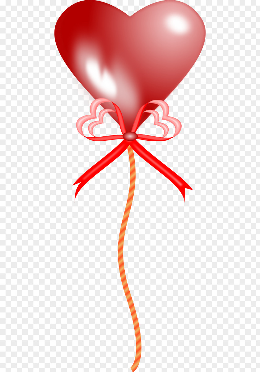 Picture Of Balloon Heart Valentines Day Clip Art PNG
