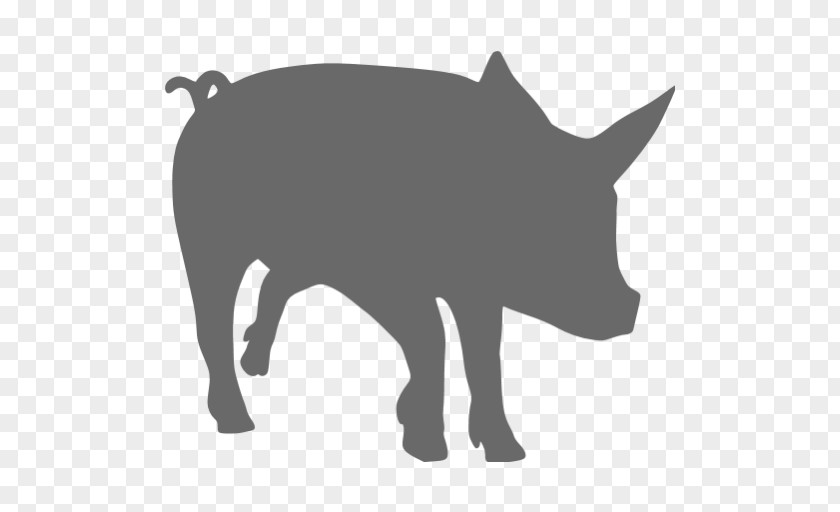 Pig Black Iberian Spare Ribs Decal Clip Art PNG