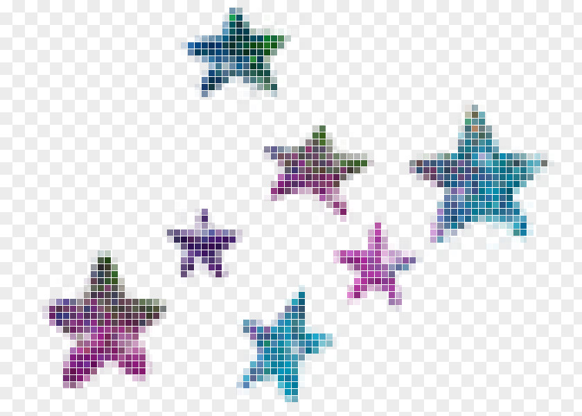 Star Christmas Card Glitter PNG