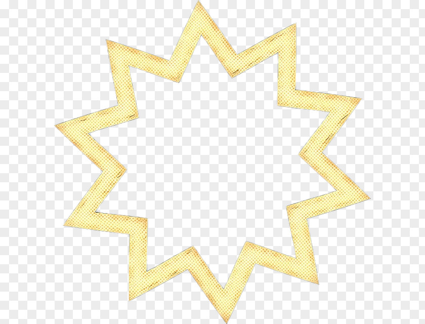 Star Yellow Font PNG