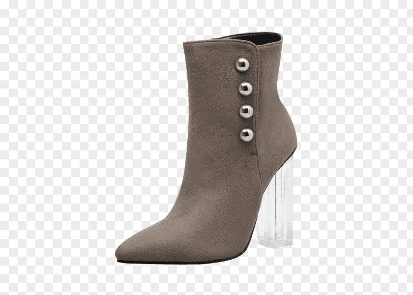 Boot Fashion High-heeled Shoe Suede Botina PNG
