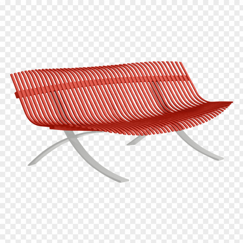 Carrot CHILLI Bench Fermob SA Bank Metal Chair PNG