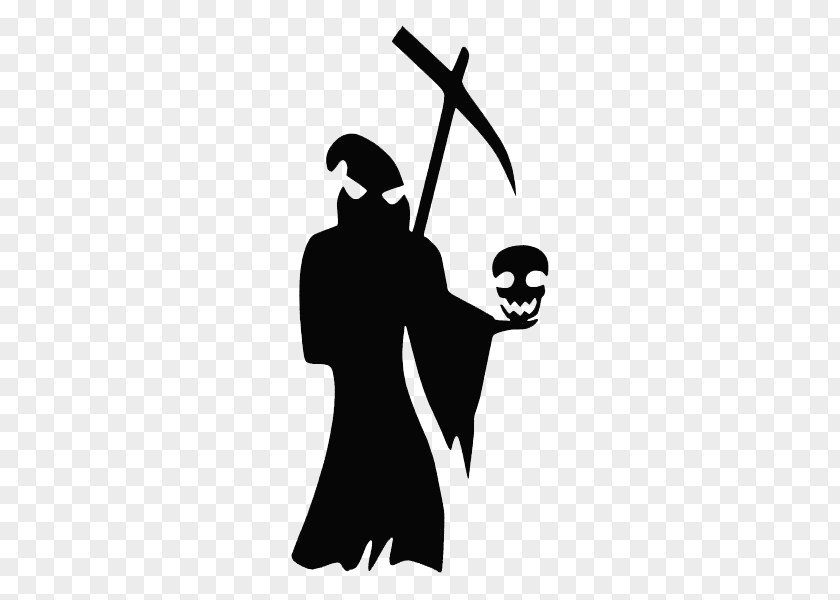 Grim Reaper Death Tattoo Stencil Art Human Skull Symbolism PNG