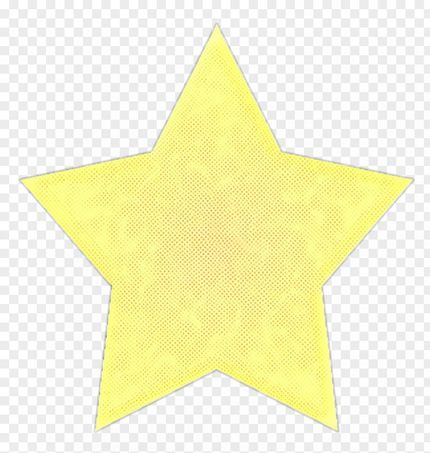 Paper Product Star Yellow PNG