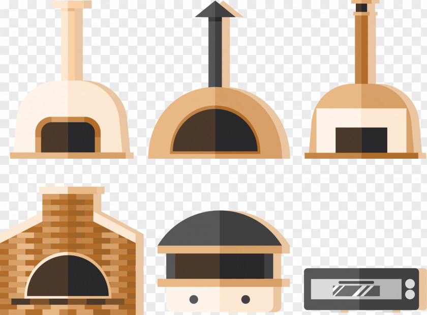 Pizza Oven Vector Illustration Furnace Stove PNG