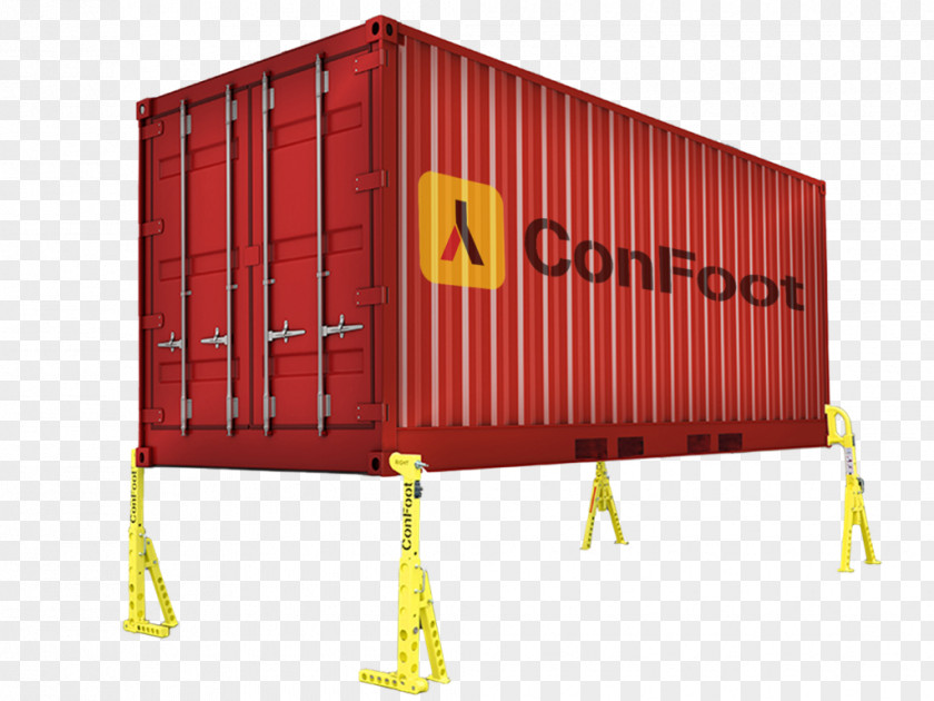 Shipping Container Intermodal Cargo Transport Logistics PNG