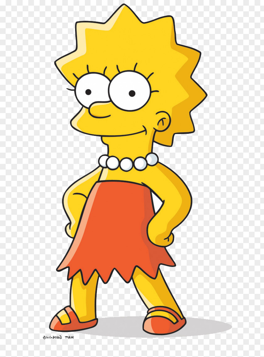 Simpsons Lisa Simpson Marge Bart Maggie Family PNG