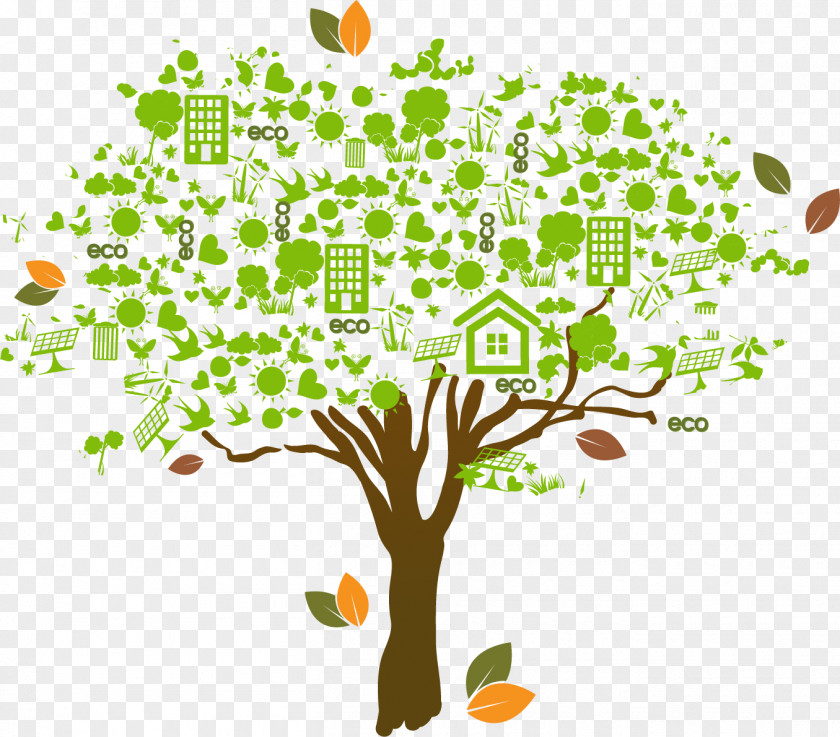 Vector Eco-friendly Tree Euclidean Computer File PNG