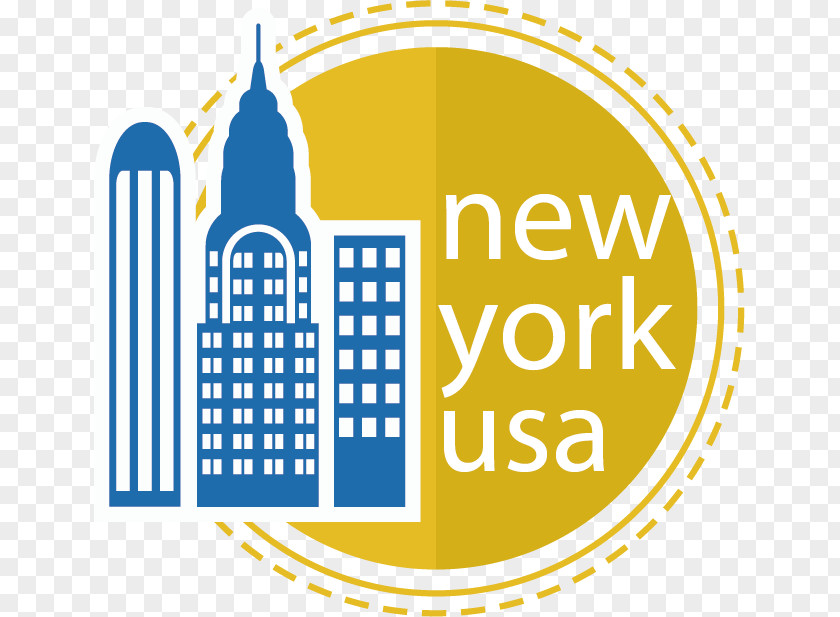 Vector Label Universal Travel Empire State Building Commercial Icon PNG