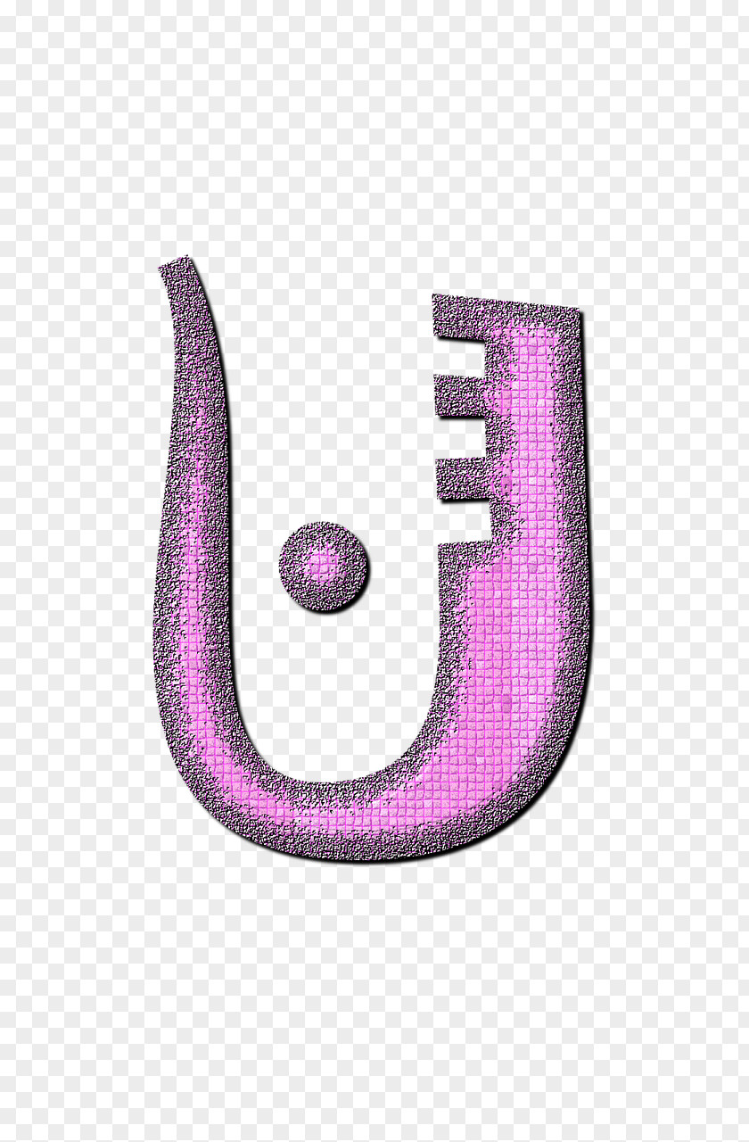 Design Pink M Font PNG