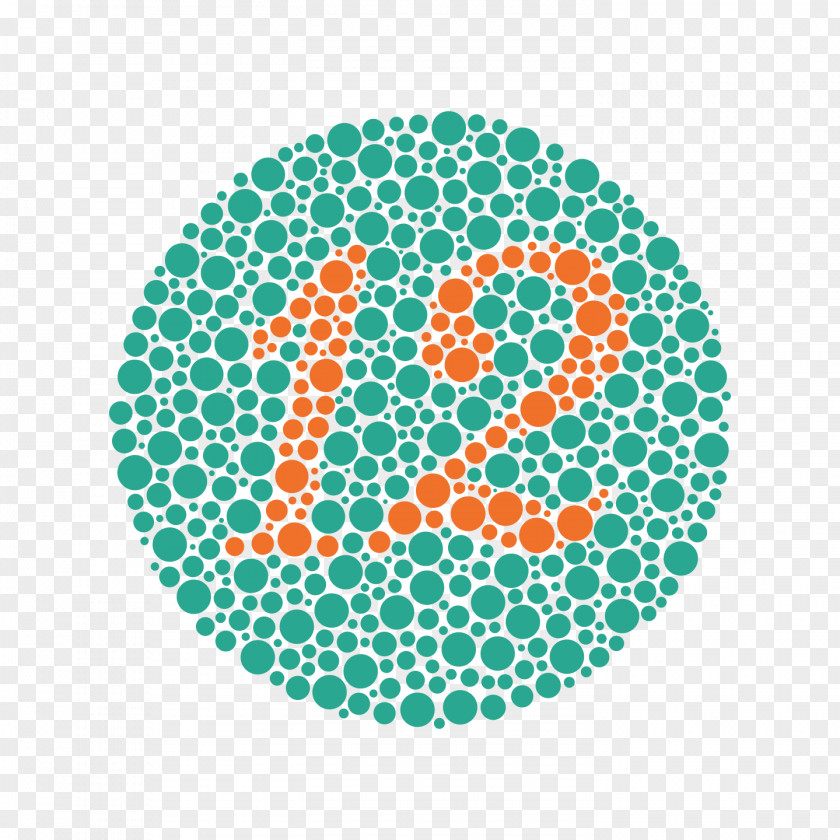 Eye Test Ishihara Color Blindness Vision Visual Perception PNG