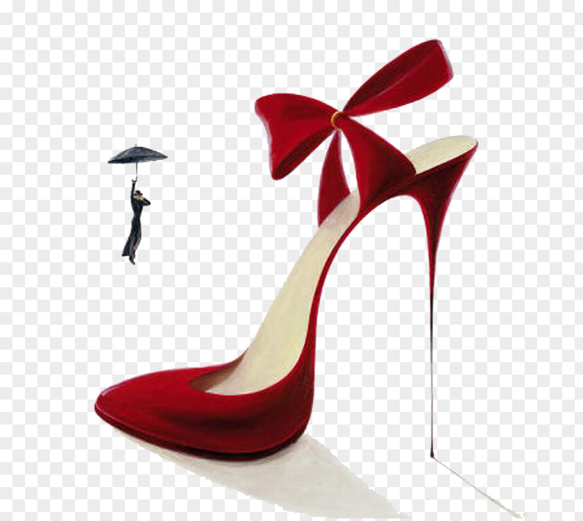 High-heeled Shoes Footwear Stiletto Heel Court Shoe Poster Printmaking PNG