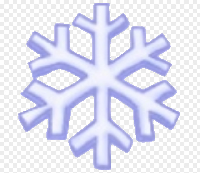 Snowflake Symbol Crystal PNG