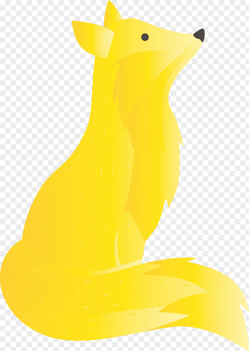 Yellow Animal Figure Wildlife Kangaroo Tail PNG