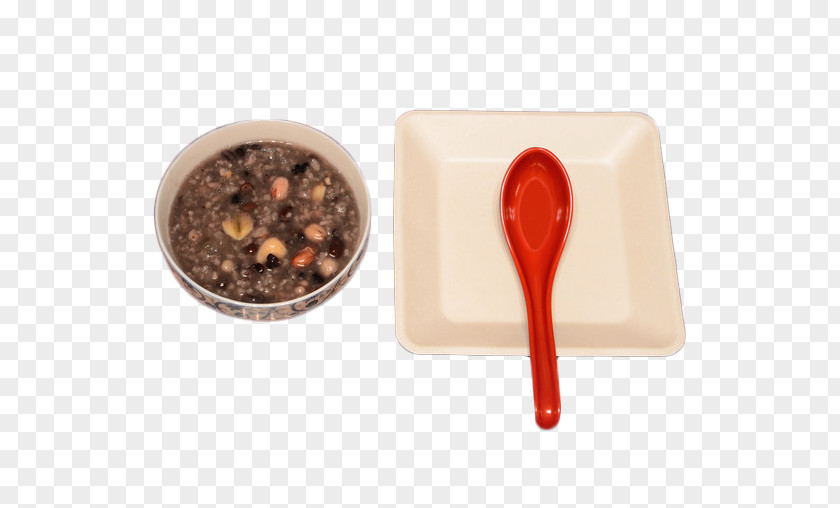 A Bowl Of Rice Porridge Material Picture Laba Congee Spoon Patjuk PNG