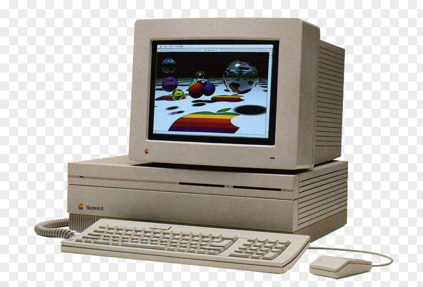 Apple Macintosh II Portable Computer PNG
