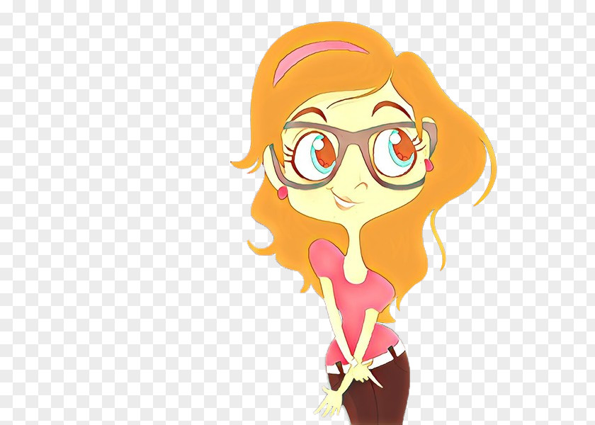 Fictional Character Brown Hair Glasses PNG