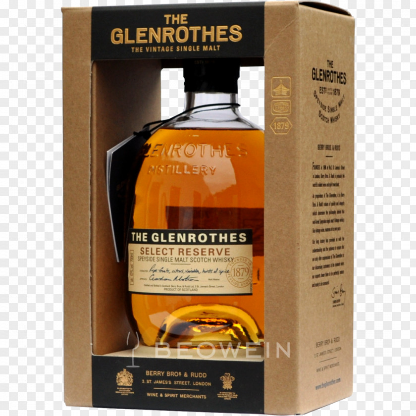 Select Single Malt Whisky Whiskey Scotch Speyside The Glenrothes Distillery PNG