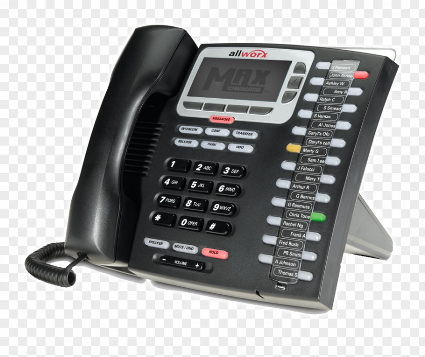 VoIP Phone Business Telephone System Allworx Corporation Voice Over IP PNG