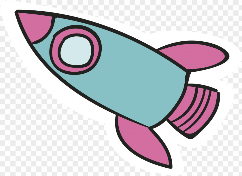 Cartoon Rocket Clip Art PNG