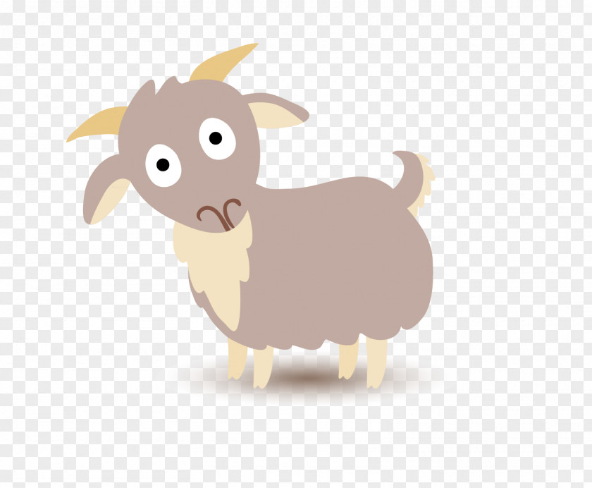 Cute Lamb Boer Goat Sheep Illustration PNG