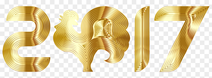 Ear Metal Gold Chinese New Year PNG