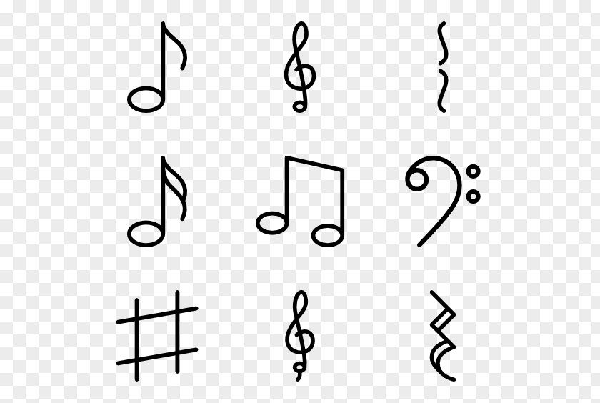 Musical Elements Symbol Note Theatre Notation PNG