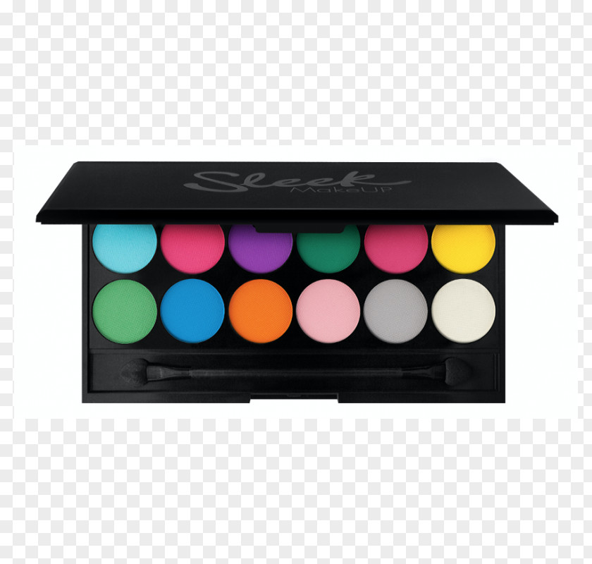 Sleek Eye Shadow Cosmetics Color Pigment Palette PNG