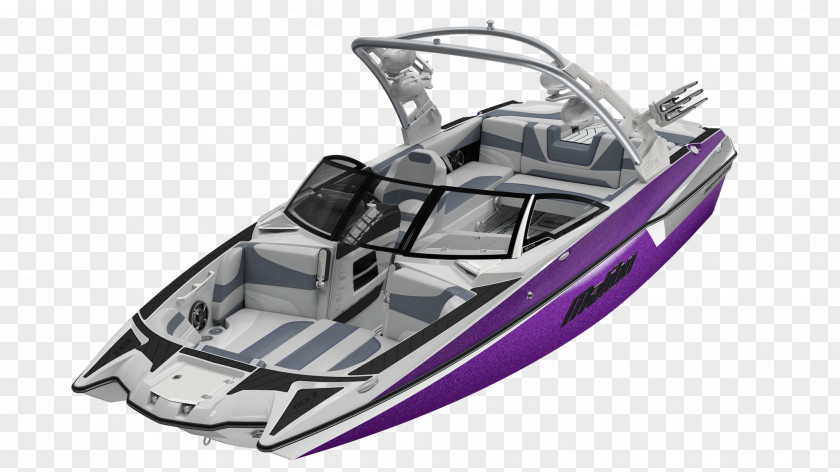 Speed Boat On Water Yacht Boating Watercraft Wakeboarding PNG