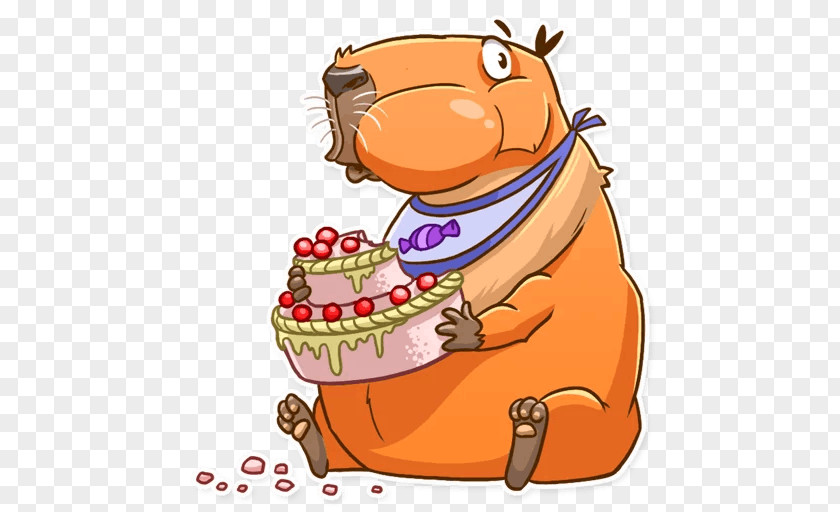 Capybara Telegram Sticker Messaging Apps Clip Art PNG