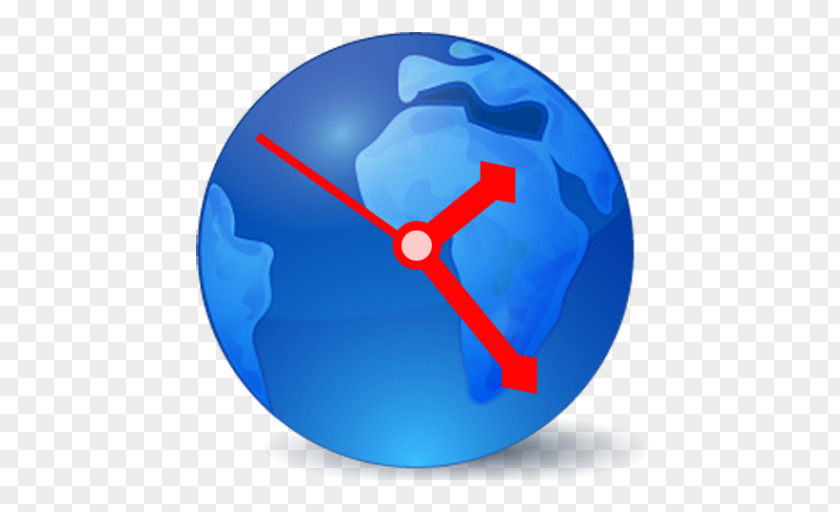 Clock World Iconfinder Mobile App PNG