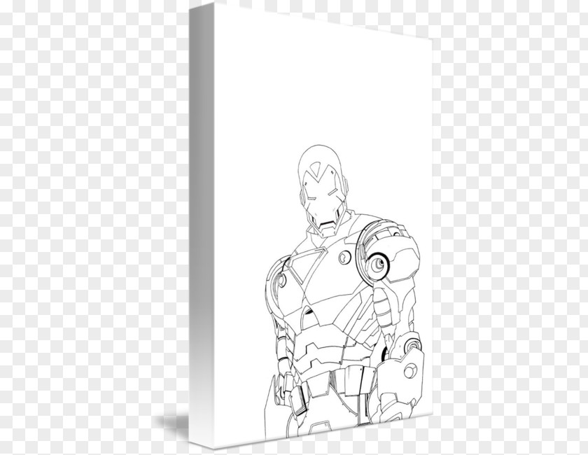 Iron Man Sketch Drawing Line Art PNG