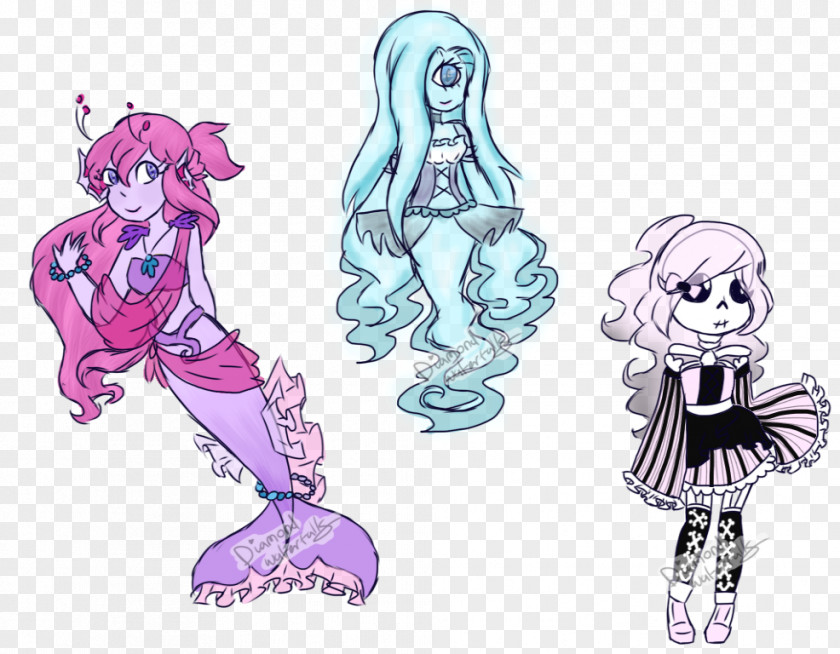 Mermaid Undertale Drawing PNG