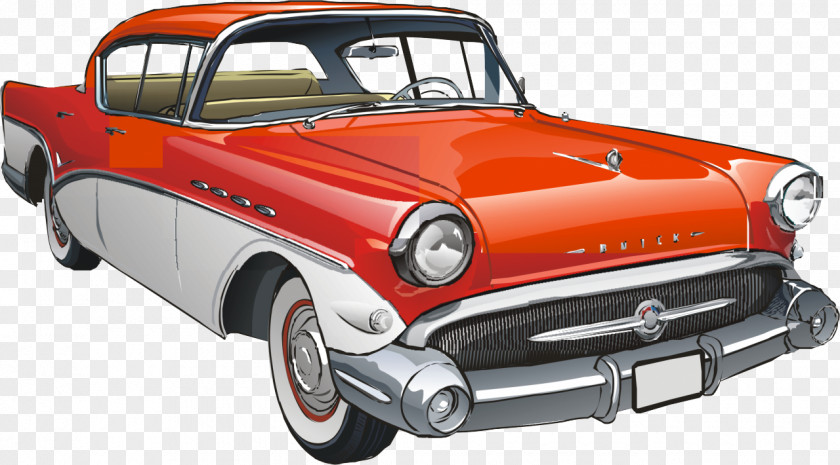 Retro Buick Special Car Clip Art PNG