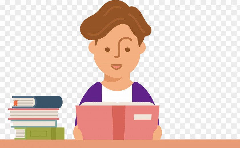 Teacher Reading Book PNG