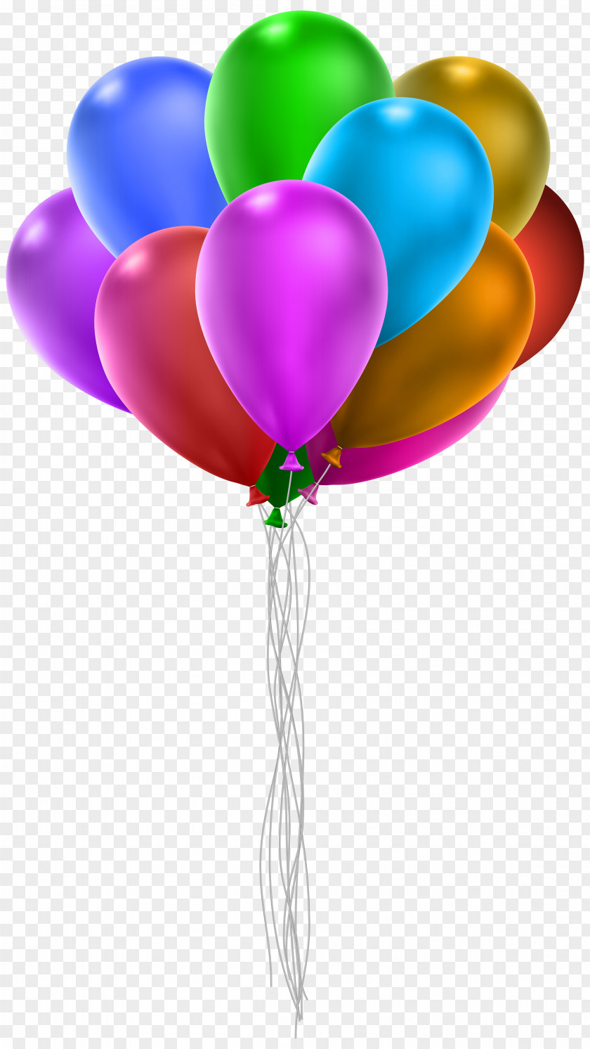 Balloon Bunch Transparent Clip Art Image PNG