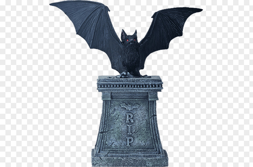 Bat Statue Figurine Sculpture Winged Cat PNG