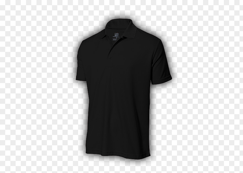 Black Polo Shirt T-shirt Tennis Sleeve PNG