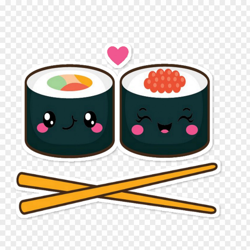 Cute Sushi Japanese Cuisine Cupcake Food Art PNG