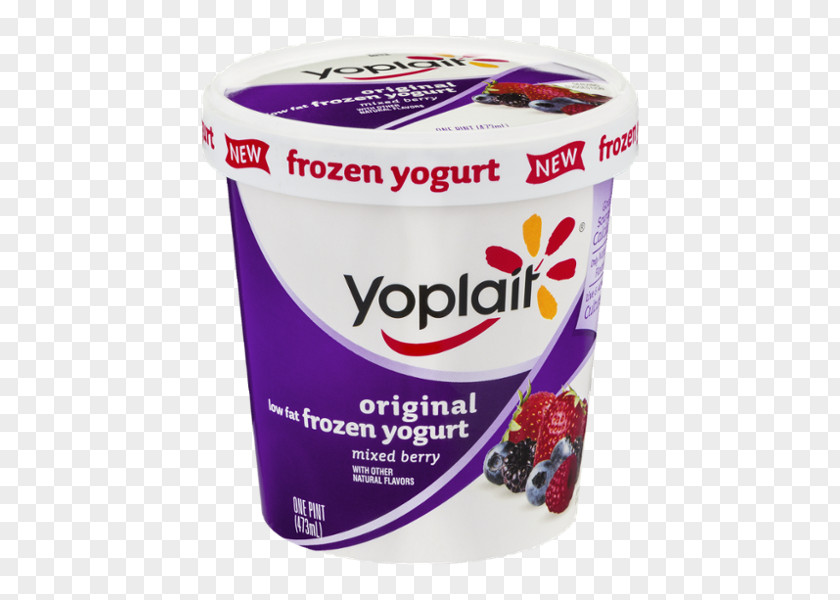 Ice Cream Frozen Yogurt Yoplait Yoghurt Low-fat Diet PNG