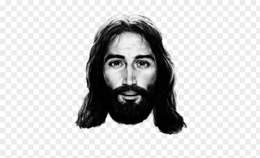 Jesus Holy Face Of Drawing Shroud Turin Sketch PNG