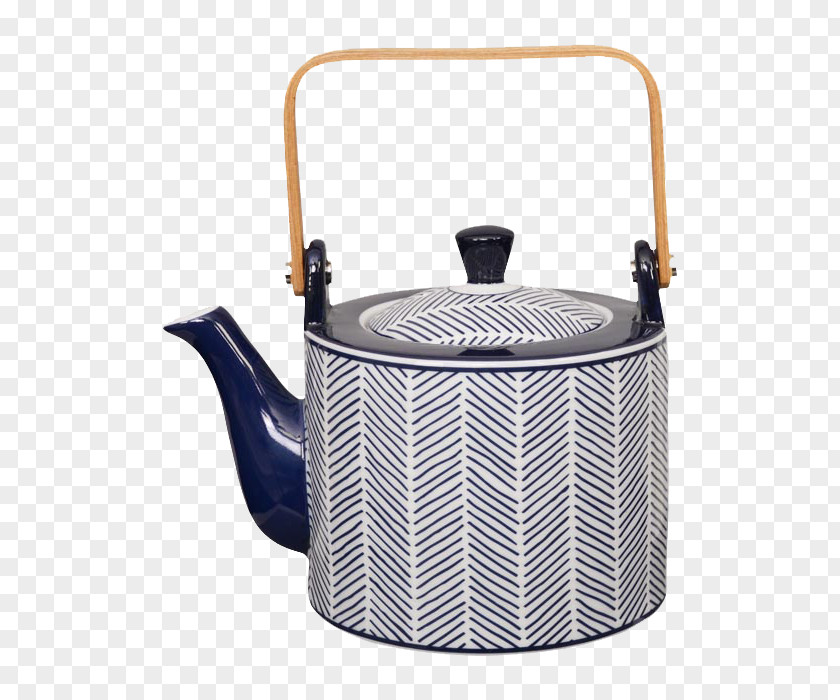 Kettle Teapot White Tea Blue PNG