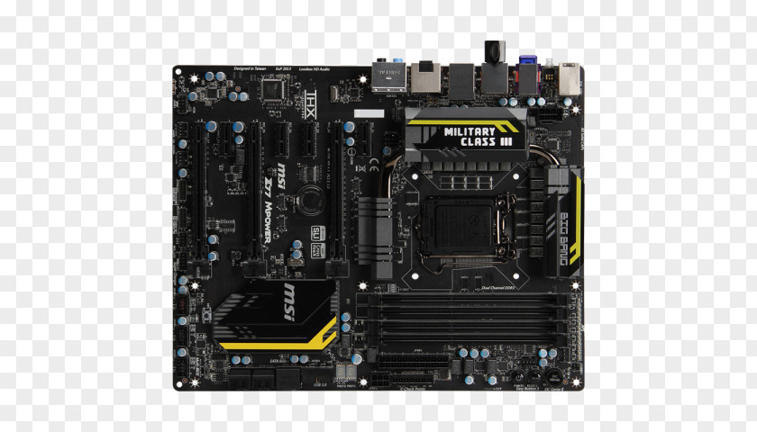 LGA 1155 Motherboard MSI Z77 MPower Micro-Star International PNG