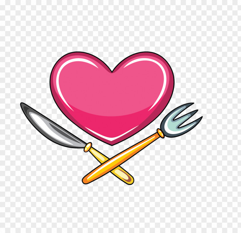 Love Knife And Fork Euclidean Vector PNG