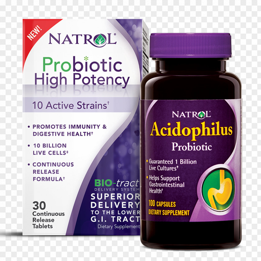Tablet Dietary Supplement Brand Probiotic Natrol PNG